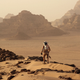 Matt Damon goes for a stroll in The Martian.